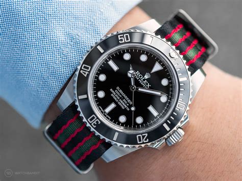 how to nato strap rolex|best strap for Rolex submariner.